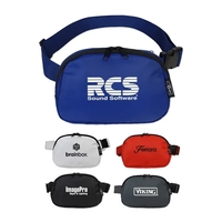 Fanny pack with zippered main compartment, pockets, and strap.... from ASI...