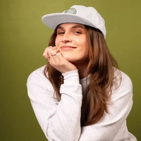 6-PANEL HAT - FLAT BRIM - UNSTRUCTURED - POLY TWILL