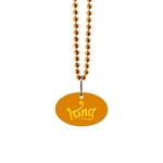 USA Made 1/8" Oval Vinyl Medallion Beads