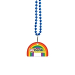 USA Made 1/8" Rainbow Vinyl Medallion Beads