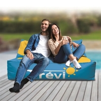 Bean bag lounger made from soft and durable recycled 12 oz... from ASI 93987...