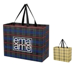Soho Tartan Laminated Non-Woven Shopper Bag
