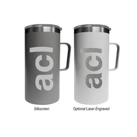 20 ounce stainless steel Kaden insulated tumbler with lid and handle.... from...