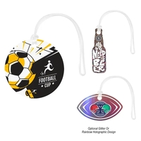 5" square bag tag made of acrylic.... from ASI 61125 Hit Promotional Products...