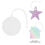 Acrylic Bag Tag - Custom Shape 4"