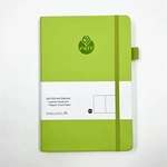 A5 Debossed 100gsm Dotted Paper Leather Notebook