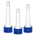 Lighthouse Award on Marvel Base - Blue