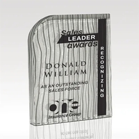 Incurvate Starphire Glass Award - Deep Relief Design