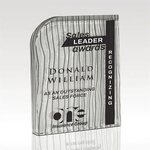 Incurvate Starphire Glass Award - Deep Relief Design