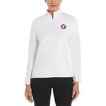 Callaway Diamond Quilted Fleece 1/4-Zip Ladies Pullover