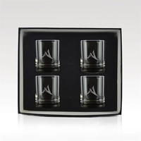 4 piece gift set that includes 11 oz. old fashioned glasses.... from ASI...