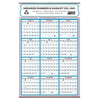 Large Yearly Memo Calendar with eye-catching red and blue border.... from ASI...