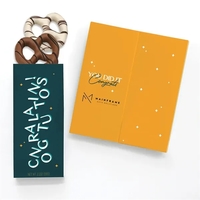 Chocolate Dipped Pretzels Custom Sweeter Card