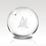 Crystal Ball Award - Etched