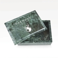 Imperial green marble creates a rich ambience for this functional box... from...