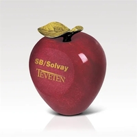 This red marble apple paperweight is a brilliant gift idea for... from ASI...