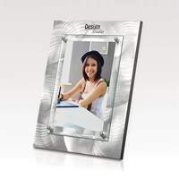 Fascination II Glass and Silver Metal Award