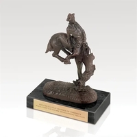 Bronze-Finished Brass/Black Marble Base/Gold Aluminum Plate... from ASI 93986...