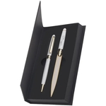 Danish-I Brass Letter Opener with GS Double Pen Set