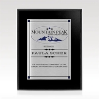 Larimer - Plaque - Black / Silver