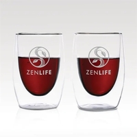 13 oz Epare Insulated Wine Glass Set (4-Pack) - Etched