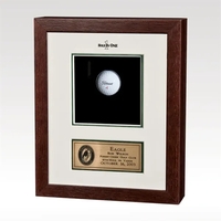 8 5/8" x 10 5/8" x 1 1/2" mahogany-finished shadowbox award.... from ASI...