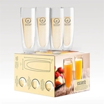 Insulated Champagne Flute Set - 5oz (4-Pack) Epare