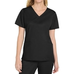 Wink® Women's Work Flex Mock Wrap Top