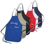 Poly-Cotton Adjustable Long Apron