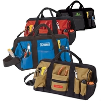 Small tool bag made of 600 denier polyester with metal frame.... from ASI...