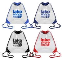 Compact Clear Drawstring Backpack