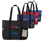 Deluxe Jumbo Zippered Tote