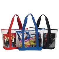 Transparent Zippered Tote