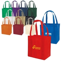 Non-Woven shopping tote with cardboard bottom.... from ASI 37455 Atteff...