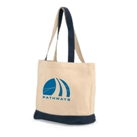 Large 2-Tone Canvas Tote