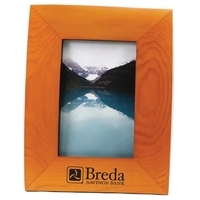 Curved Wood Picture Frame with Wide Borders