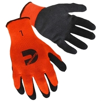 HiViz Orange Shell w/Black Textured Latex Palm Coated Gloves
