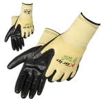 K-Grip Yellow Shell Black Nitrile Palm Cut Resistant Gloves