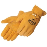 Golden Grain Cowhide Double Palm Driver Glove