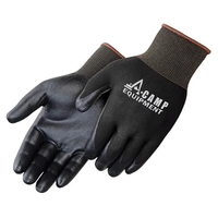 Ultra-thin Black Nitrile Foam Palm Coated Knit Gloves