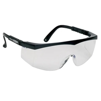 Large Single-Lens Safety Glasses w/ Adjusted Ratchet Temples