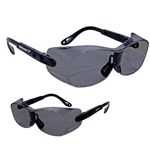 Large Encased Single-Piece Lens Safety/Sunglasses