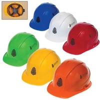Cap style hard hat with 4-point ratchet suspension.... from ASI 37455 Atteff...