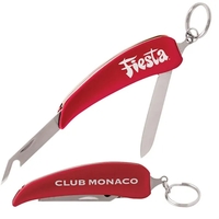 Chili-Pepper Multi-Function Pocket Knife with Key Ring