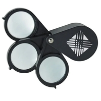 Triple-Lens Folding Magnifier