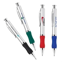 Click-action ballpoint pen. Colored rubber comfort grip.... from ASI 37455...