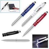 3 in 1 Soft-Touch Stylus, LED Flashlight and Ballpoint Pen.... from ASI 37455...