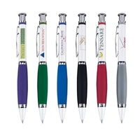 Click action ballpoint pen. Heavy duty solid brass construction.... from ASI...