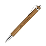 Eco-Friendly Bamboo Pen, Click Action