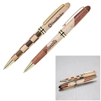 Unique Pattern Solid Wood Ballpoint Pen.... from ASI 37455 Atteff...